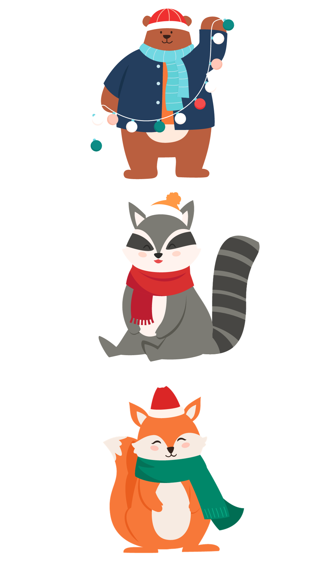 raccoon scarf